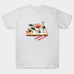 Sushi Love: Adorably Delicious T-Shirt for Sushi Enthusiasts! T-Shirt